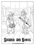 Disney Coloring Pages-JNP Sharky and Bones