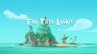 Tiki Tree Luau Jake And The Never Land Pirates Wiki Fandom - rock out by the sea roblox video game characters pirate neverland