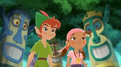 Izzy with Peter Pan
