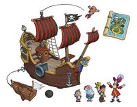 FP Brands- Jake Pirate Ship concept art