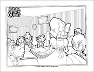 Jake's Story Quest Coloring Page 9