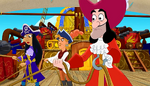 Captain Hook, Beatrice Le Beak and Captain Flynn