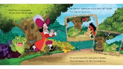 Tiki Forest as it appears in the storybook adaptation of Jake's Birthday Bash.