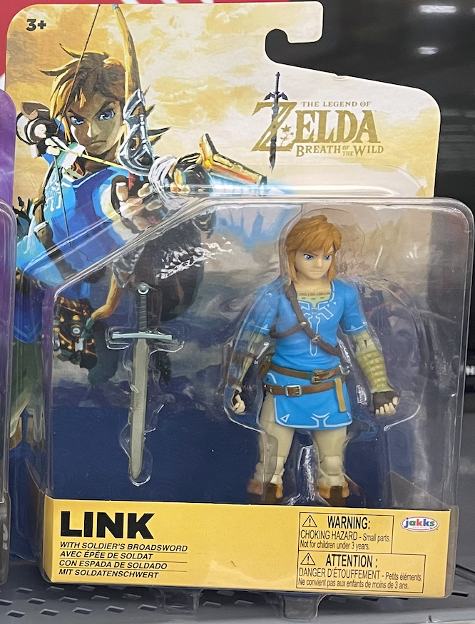 Zelda The Legend of Zelda Breath of The Wild 4 Nintendo Action Figure