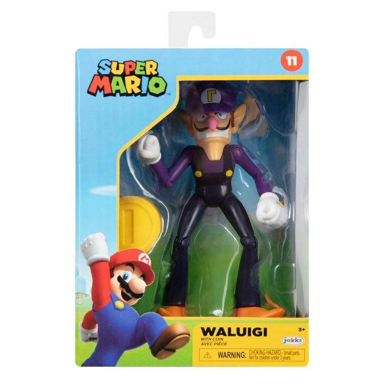 World of Nintendo Cat Mario with Bell Action Figure, 4