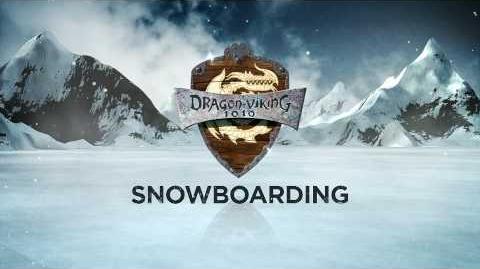 HOW TO TRAIN YOUR DRAGON - Dragon-Viking Games Vignettes Snowboarding