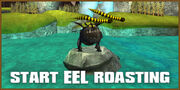 Eel-roasting