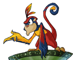 Pecker durante Jak II: El Renegado, Jak 3 y Jak X: Combat Racing.