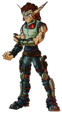 Torn durante Jak X: Combat Racing.