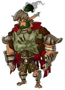 El Guerrero durante Jak y Daxter: El Legado de los Precursores.