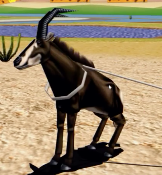 Zoo Tycoon 3: Sable Antelope