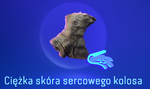 Ciężka skóra sercowego kolosa