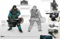 Ciężki strzelec z MBS-50M (grafika koncepcyjna)