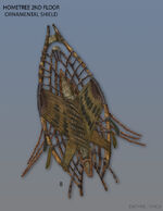 Tarcza ozdobna concept
