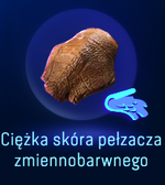 Ciężka skóra pełzacza zmiennobarwnego
