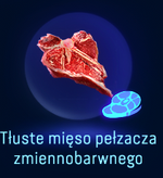 Tłuste mięso pełzacza zmiennobarwnego