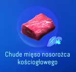 Chude mięso nosorożca kościogłowego