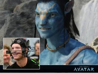 Джейк Салли на съемках и в фильме