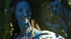 Neytiri en  zien de vernietiging van de .