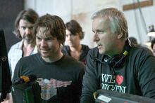 Sam Worthington y James Cameron