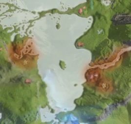 Jezioro wielkiego serca mapa