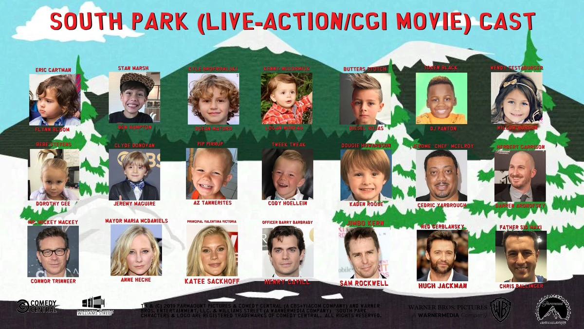 South Park (live-action/CGI movie) | James Ahtone Moulton's Idea Wiki