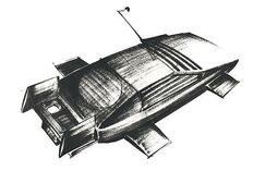 Ken Adam's design for the Lotus submersible.