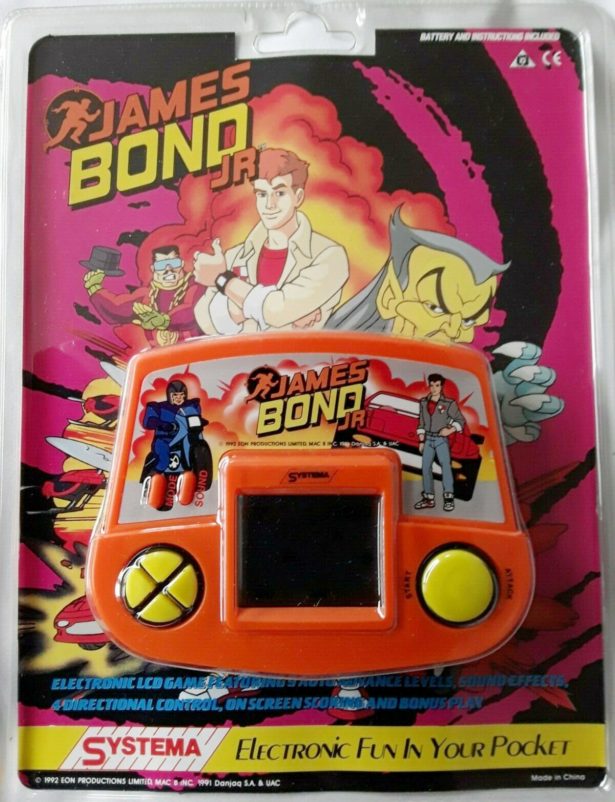 James Bond Jr. handheld LCD games James Bond Wiki Fandom
