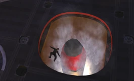 After cheating death twice before, Diavolo falls into the ICBM silo.