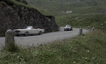 La course-poursuite entre Bond et Tilly telle que montrée dans le film.