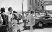 Sean Connery and Jill St John on set in Las Vegas