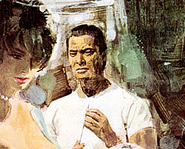 Bob Abbett's interpretation of Colonel Sun (True Magazine, April 1968).