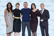 Spectre press conference - Craig, Bellucci, Seydoux, Waltz, Harris