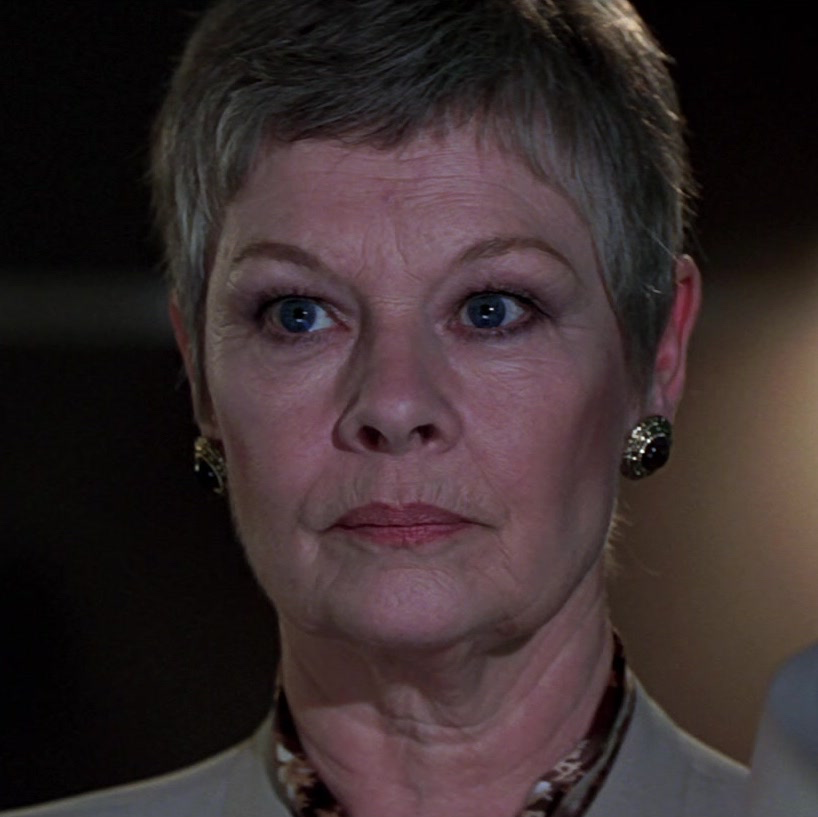 M Judi Dench Classic Film Continuity James Bond Wiki Fandom