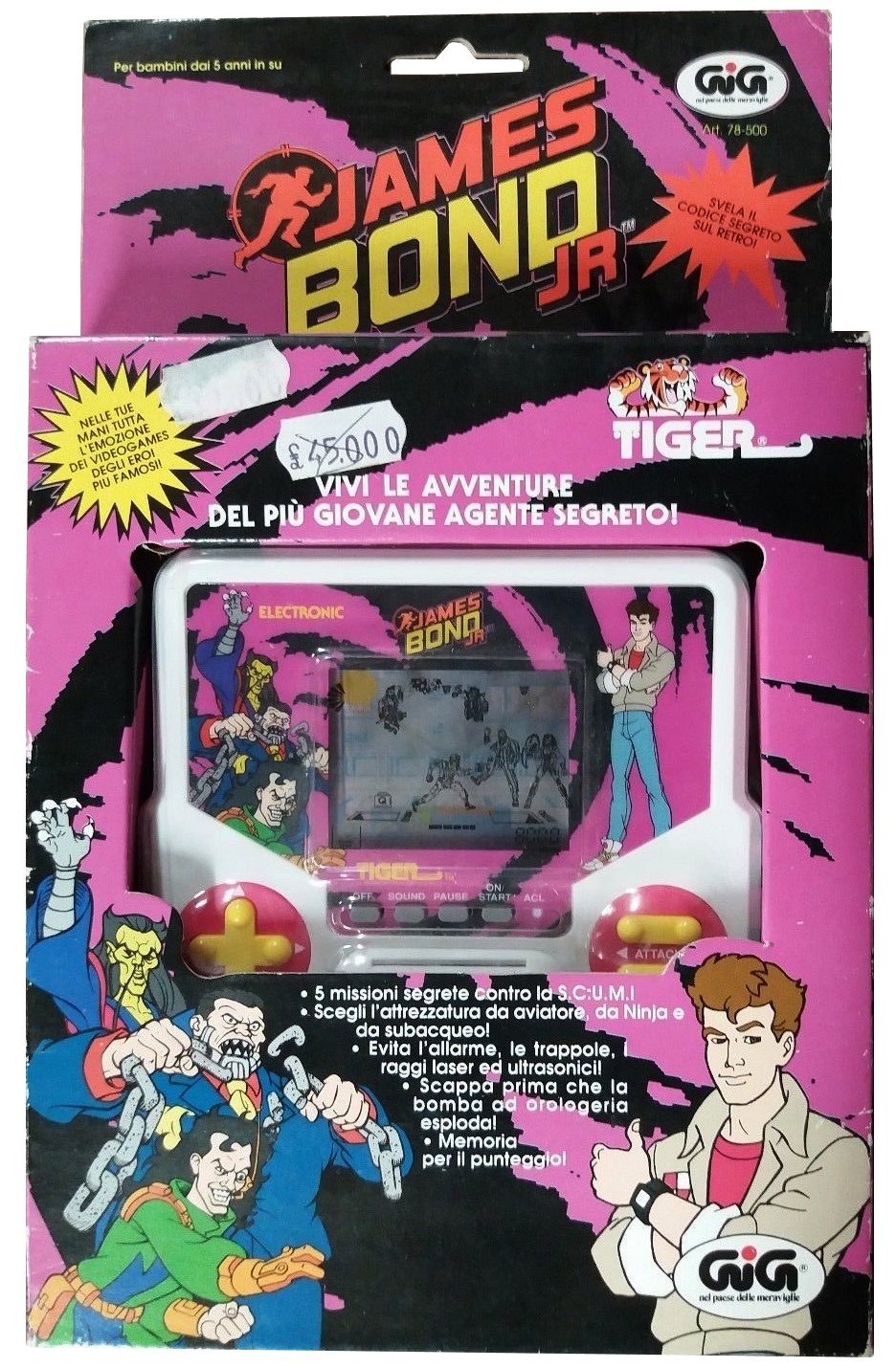 James Bond Jr. handheld LCD games James Bond Wiki Fandom