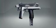 Machine Pistol (Off: 27 Def: 14 Cost: Loot)