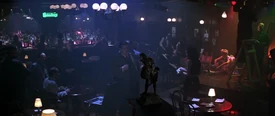 Interior shot of Zukovsky's nightclub, as seen in GoldenEye (1995).
