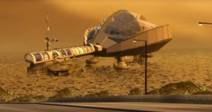 Identicon research lab exterior shot, as seen in Agent Under Fire.