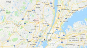 Paterson NJ map
