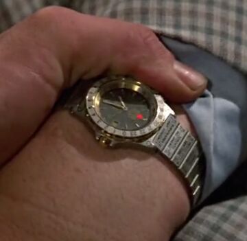 Watch with online silent alarm