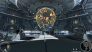 Control center with data sphere, as seen in 007 Legends (2012).