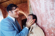 Richard Kiel et Roger Moore