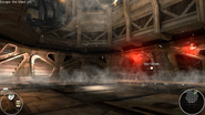 Moonraker blast pit, as seen in 007 Legends (2012).