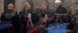 American Roulette (left) and Baccarat (right).