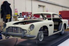 3D printed DB5 prop from Skyfall under construction.