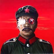 Original "Colonel Sun" paperback cover artwork by Andy Walker.