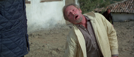 For Your Eyes Only - Kristatos gets knifed by Columbo.