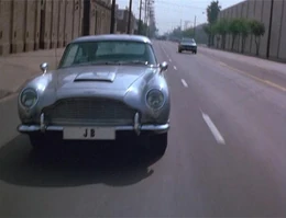 The DB5 as it appears in The Return of the Man from UNCLE (1983).