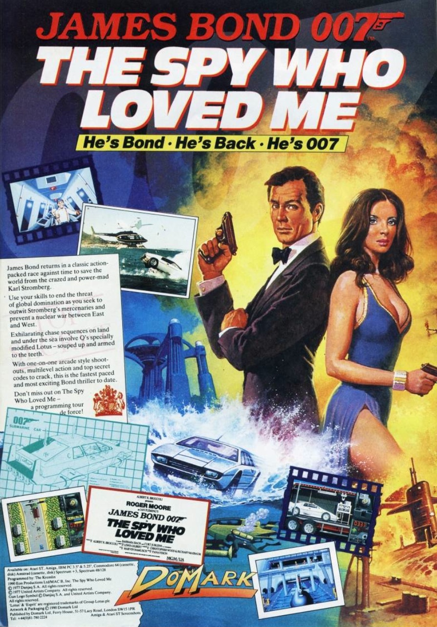 15x10cm The Spy Who Loved Me Postkarte #70668 James Bond 007 