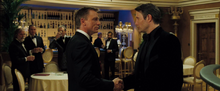 Le Chiffre rencontrant Bond